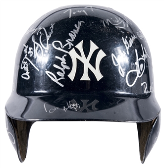 New York Yankees Multi Signed Batting Helmet With Over 20 Signatures Including Gossage, Mattingly & Turley (Beckett)